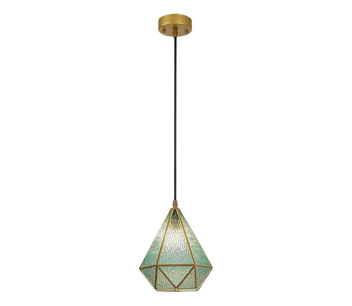 Rabalux 72244 - Luster na lanku NORAH 1xE14/40W/230V modrá/zlatá 72244