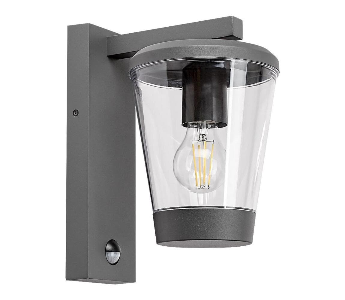 Rabalux 7267 - Vonkajšia nástenná lampa so senzorom SAVANO 1xE27/40W/230V IP44 7267