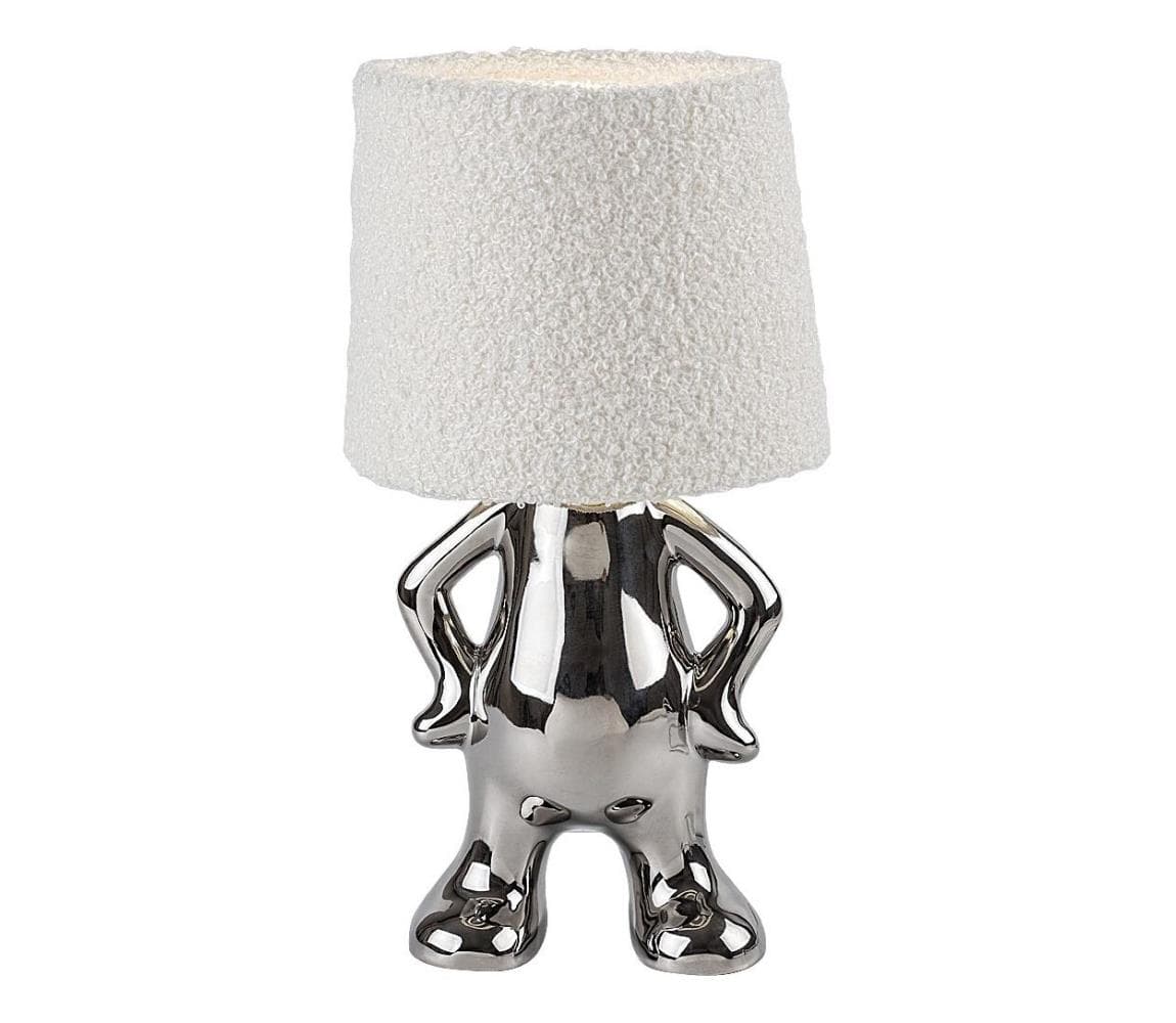 Rabalux 74216 - Stolná lampa SMURFY 1xE14/40W/230V lesklý chróm 74216