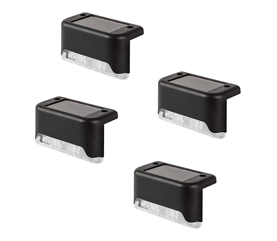 Rabalux 77166 - 4x LED solárne nástenné svietidlo so súmrakovým senzorom ISPRA 0,06W/1,2V 300 mAh IP44 77166