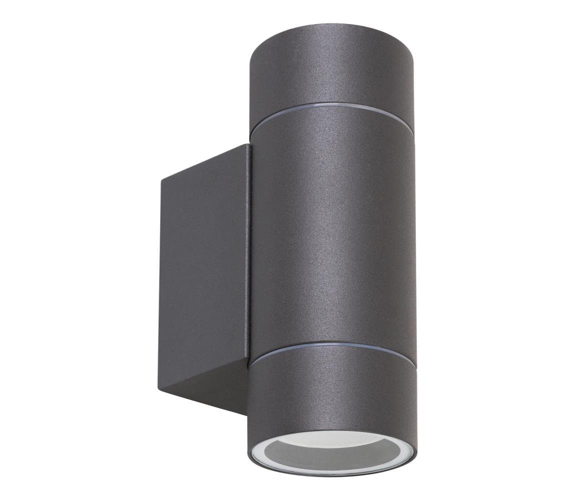 Rabalux 8119 - Vonkajšie nástenné svietidlo PHOENIX 2xGU10/10W/230V IP54 šedá 8119