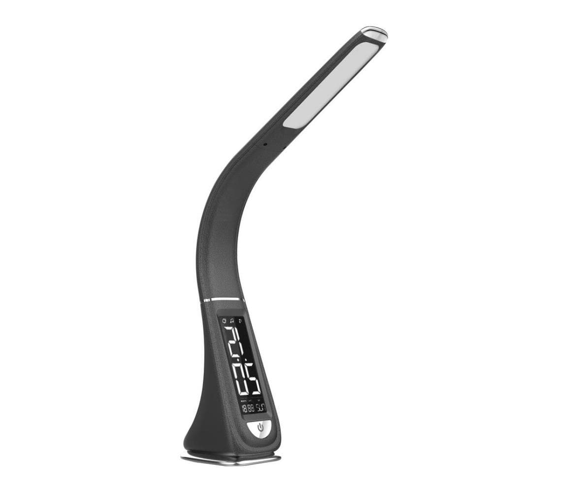 Rabalux - LED Stmievateľná dotyková stolná lampa s displejom LED/5W/230V čierna 3517