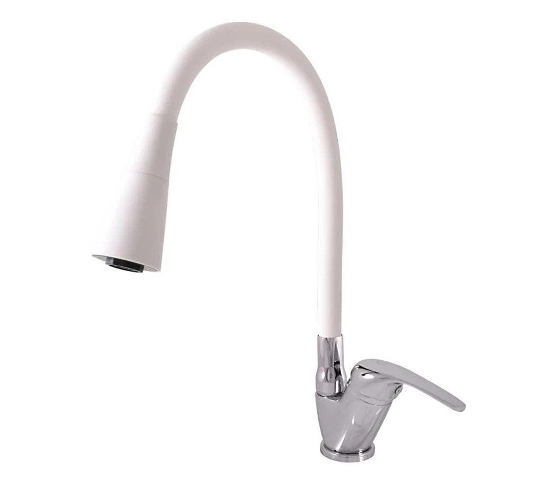 RAV Slezák SA006.0/13CB - Drezová batéria SAZAVA 35,6 cm biela/lesklý chróm SA006.0/13CB
