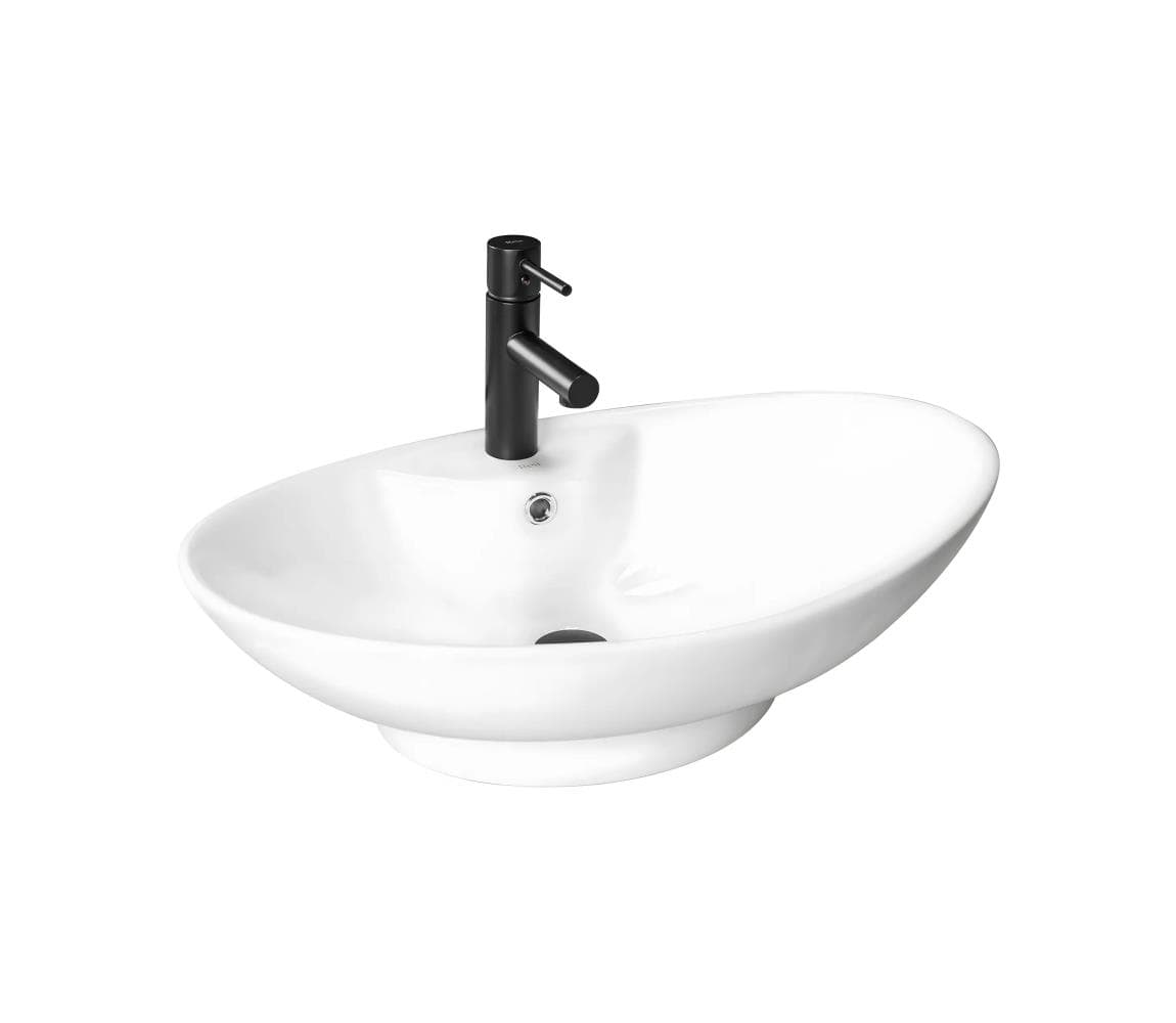 REA-00692 - Umývadlo na dosku ROSA 44x66 cm keramika/lesklá biela REA-00692