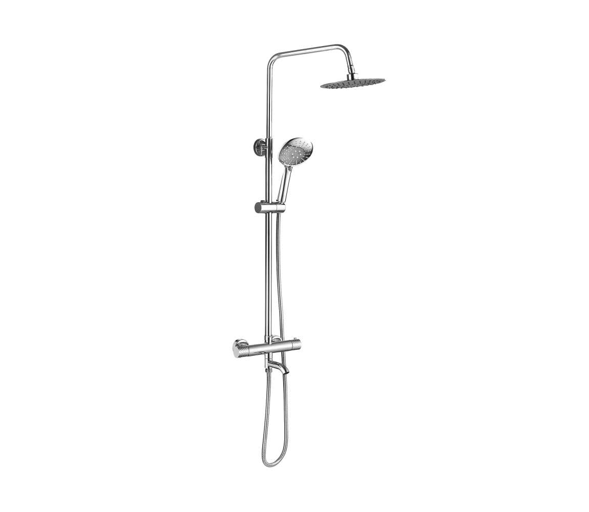 REA-P5961 - Sprchová súprava s termostatickou batériou LUNGO DIAMOND, lesklý chróm REA-P5961