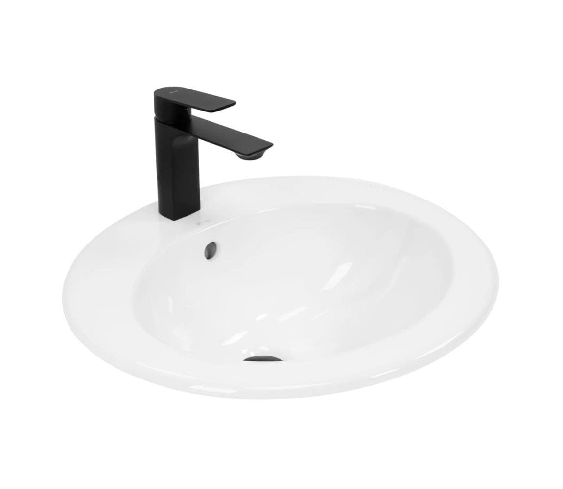 REA-U4122 - Zapustené umývadlo DALIA 46x51,5 cm keramika/lesklá biela REA-U4122