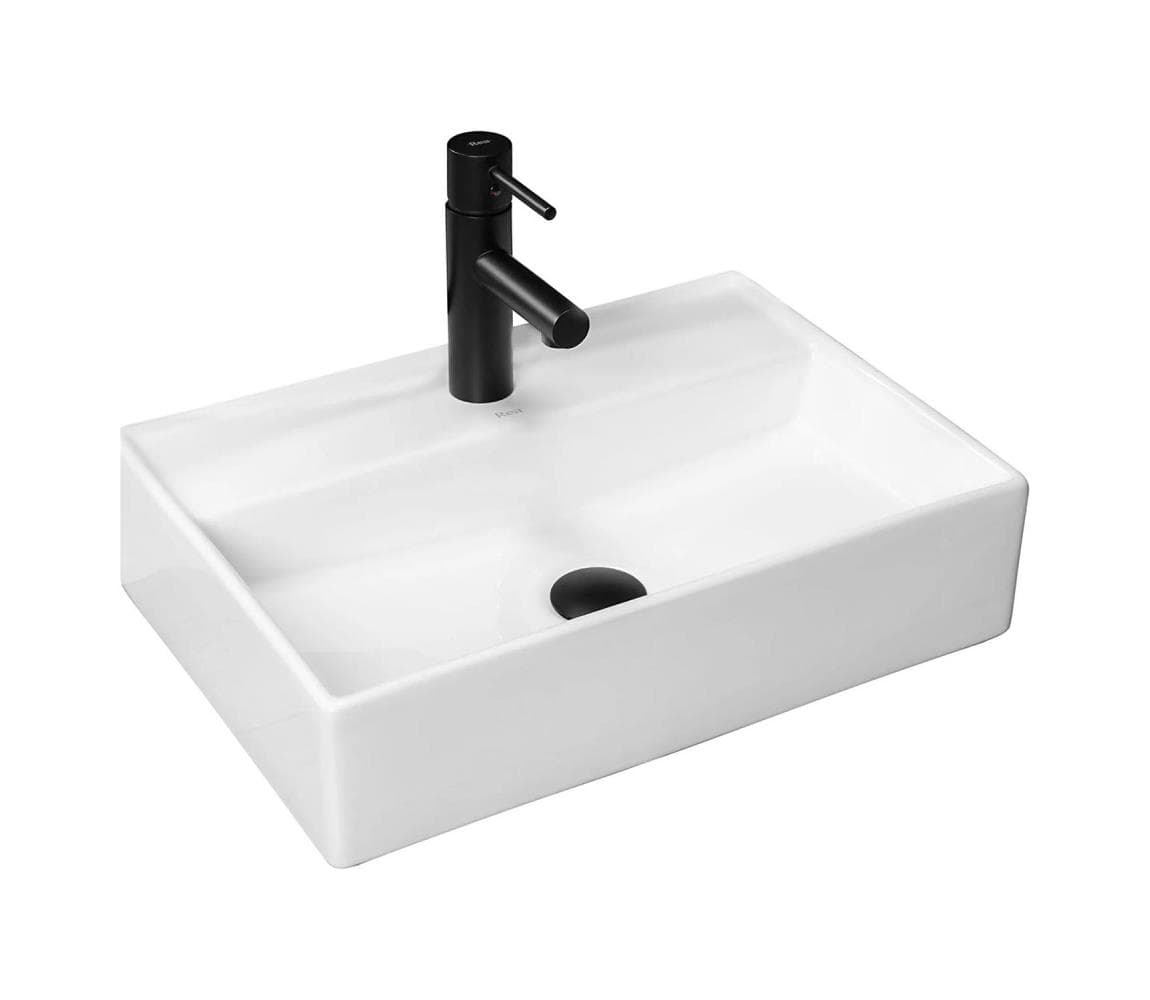 REA-U5000 - Umývadlo na dosku VALERIA 35,5x50,5 cm keramika/lesklá biela REA-U5000