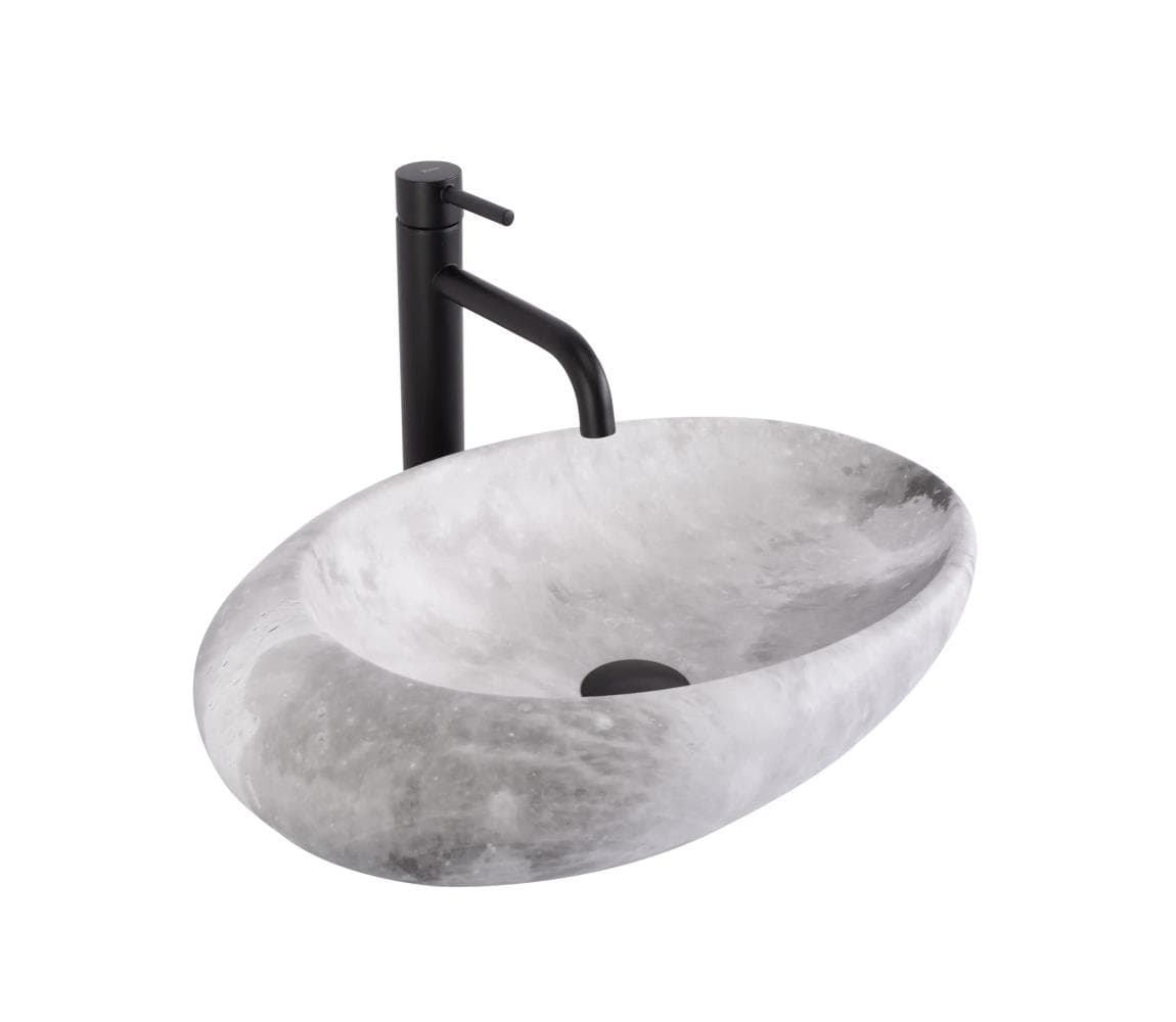 REA-U6651 - Umývadlo na dosku ROXY 31x49 cm keramika/sivá/imitácia kameňa REA-U6651