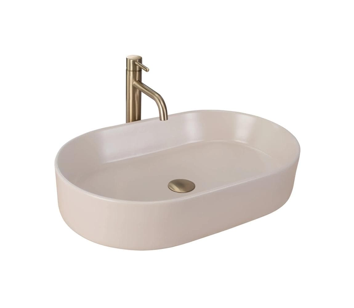 REA-U9661 - Umývadlo na dosku NADIA 38,5x61 cm keramika/béžová REA-U9661