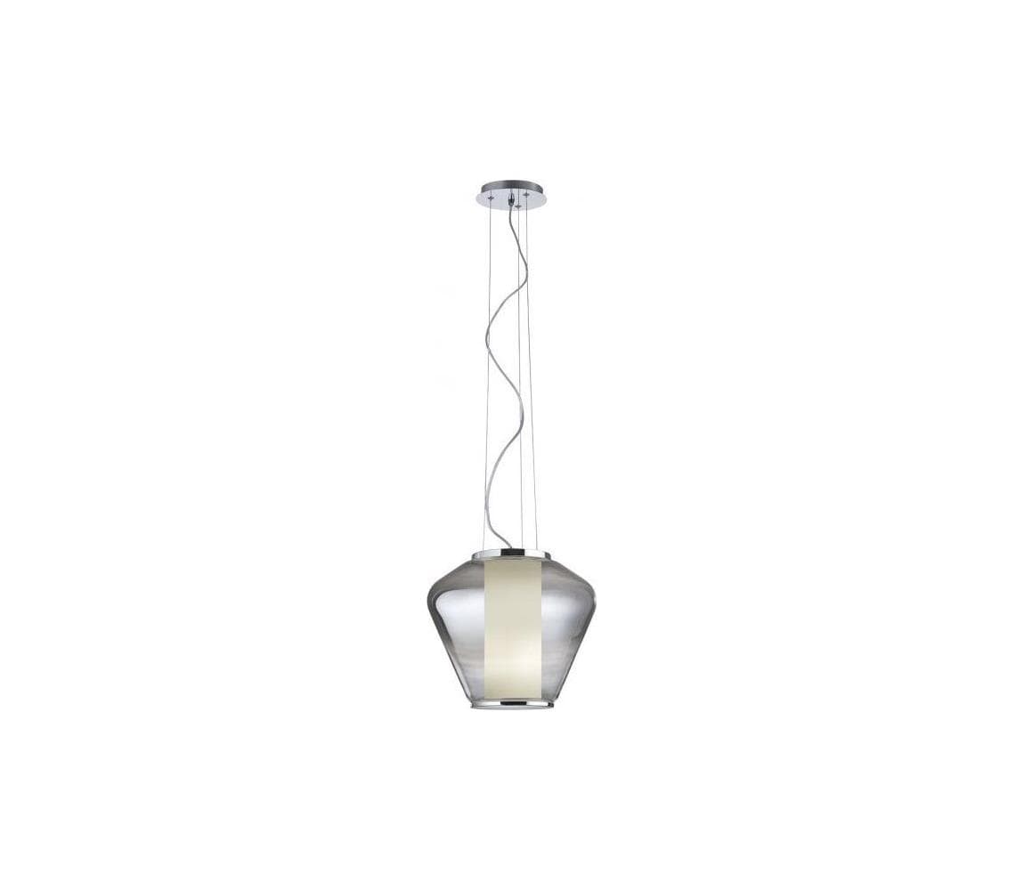 Redo 01-1140 - Luster na lanku FUSION 1xE27/42W/230V pr. 38 cm šedá 01-1140