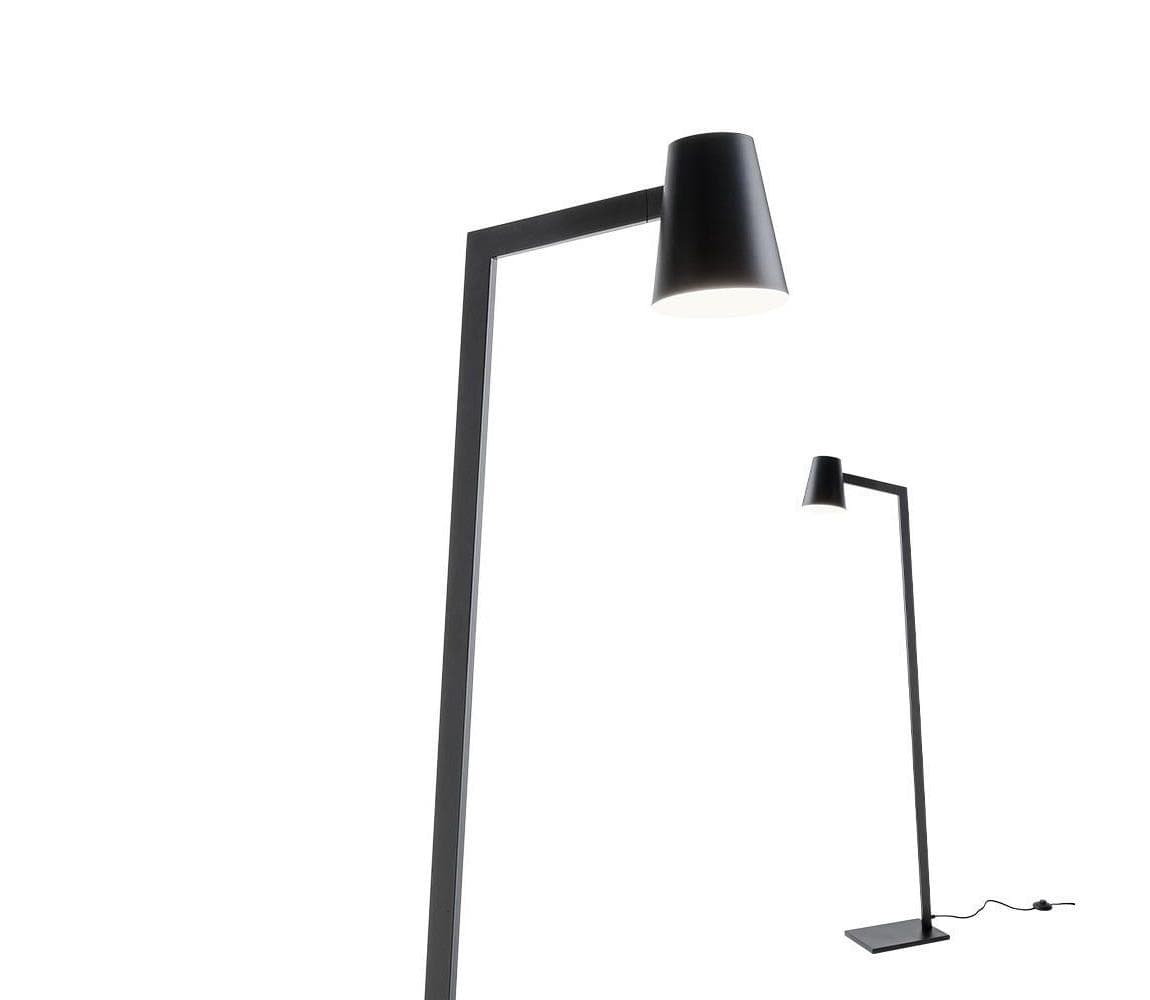 Redo 01-1557 - Stojacia lampa MINGO 1xE27/42W/230V čierna 01-1557