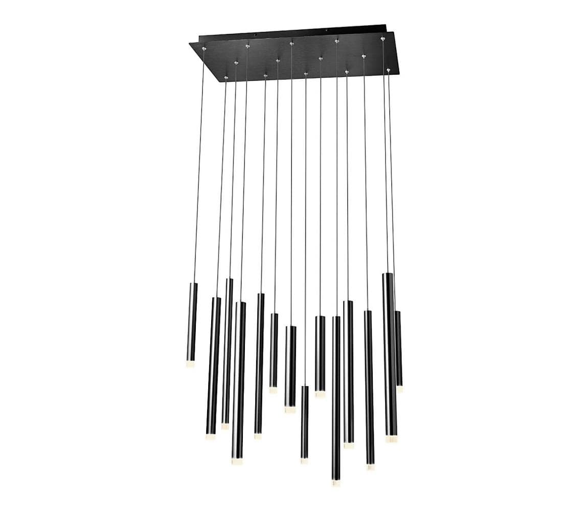 Redo 01-2056 - LED Luster na lanku MADISON 14xLED/4W/230V čierna 01-2056