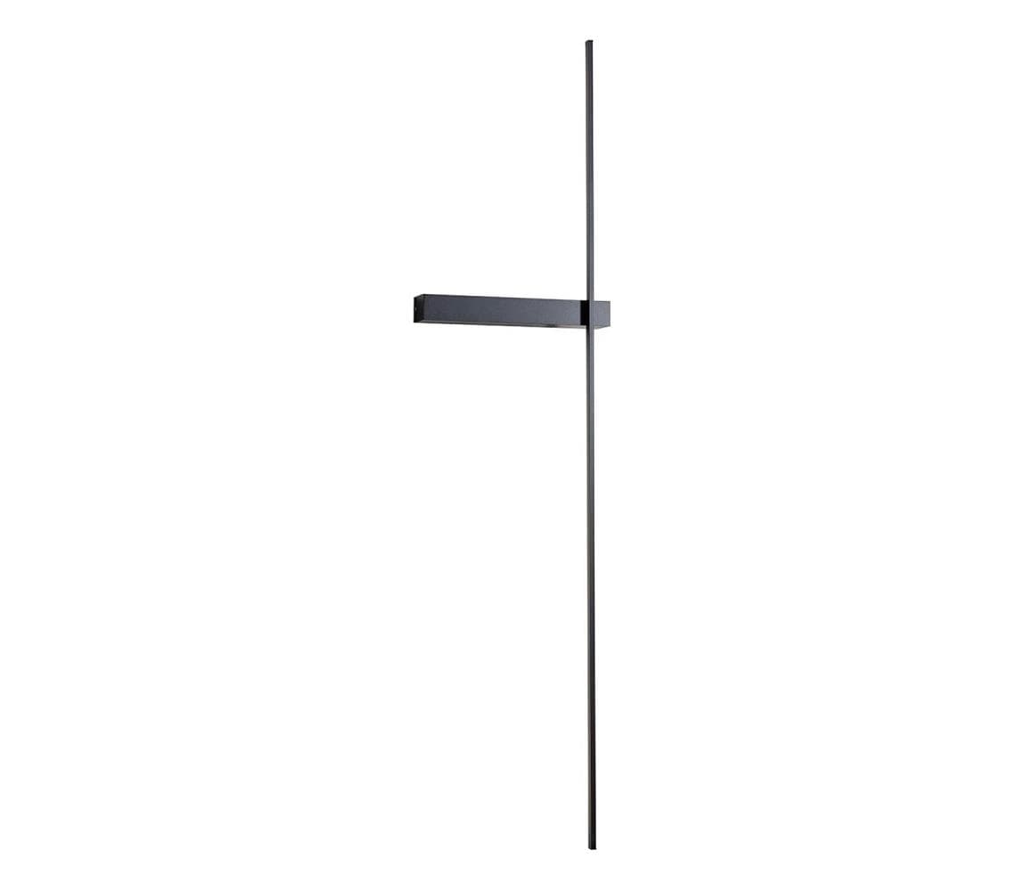 Redo 01-2201 - LED nástenné svietidlo TANGENT LED/14W/230V 3000K čierna 01-2201