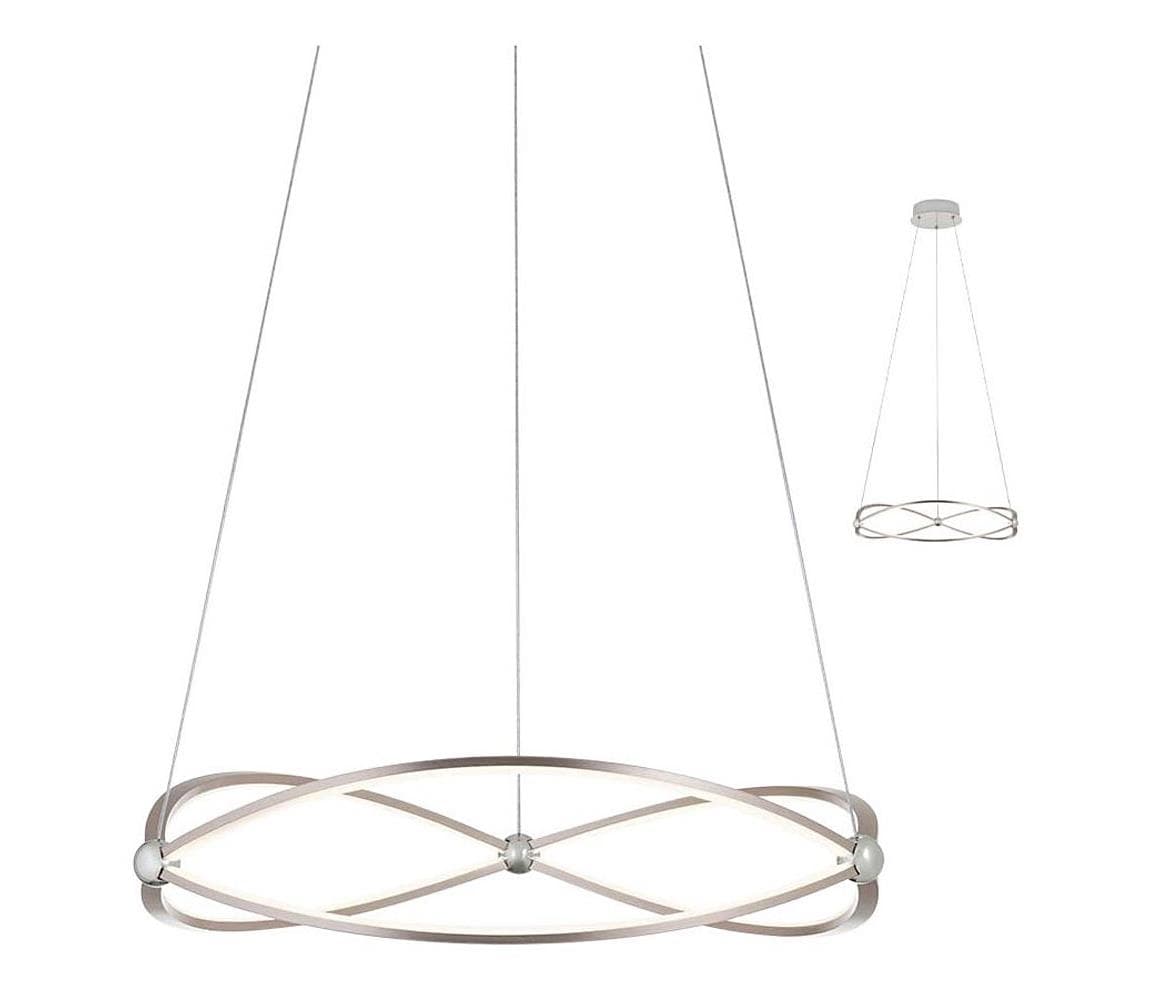 Redo 01-2251 - LED Stmievateľný luster na lanku QUARK LED/43W/230V 3000K chróm 01-2251