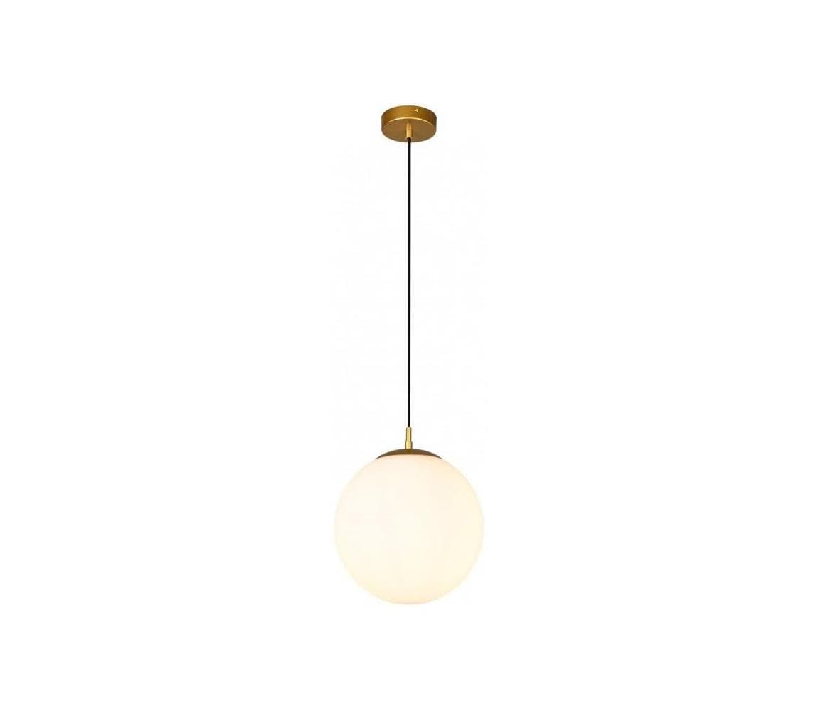 Redo 01-3153 - Luster na lanku BOWLING 1xE27/42W/230V zlatá 01-3153