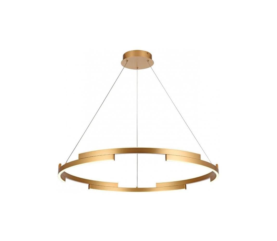 Redo 01-3175 - LED Stmievateľný luster na lanku CASTLE LED/45W/230V zlatá 01-3175