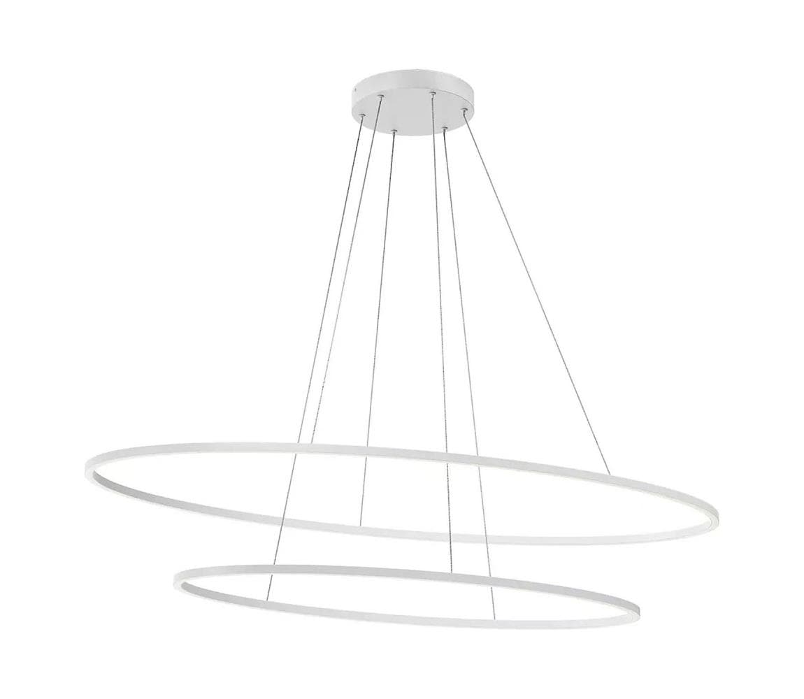 Redo 01-3342 - LED stmievateľný závesný luster na lanku LEO LED/115W/230V biela 01-3342