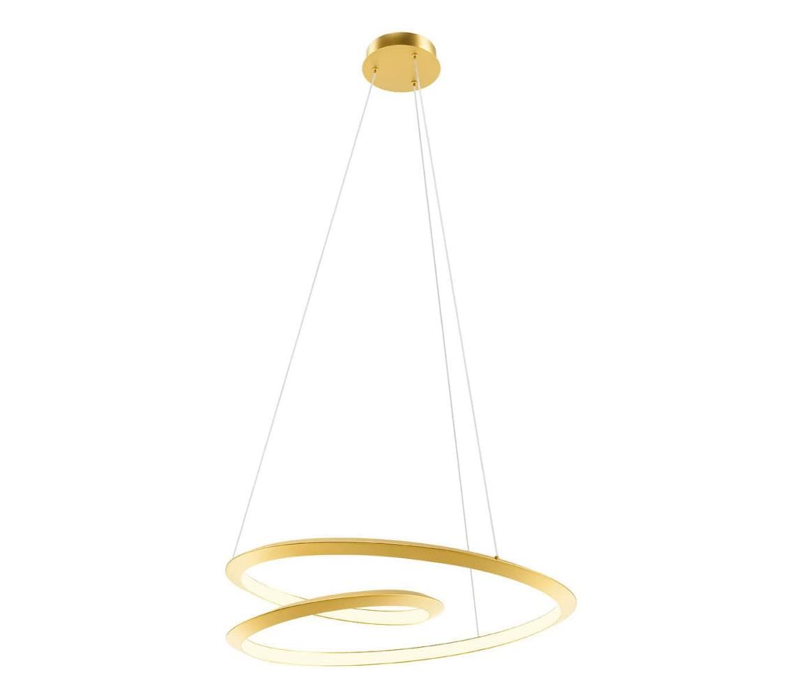 Redo 01-3377 - LED stmievateľný luster na lanku STORM LED/60W/230V zlatý 01-3377