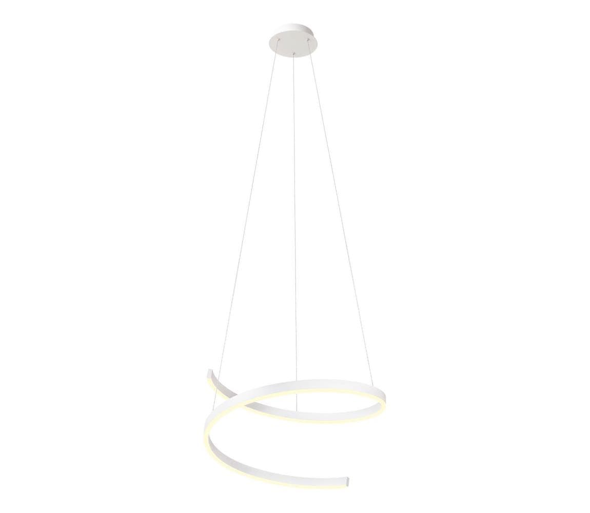 Redo 01-4013 - LED stmievateľné závesné svietidlo na lanku SCROLL LED/38W/230V biela 01-4013