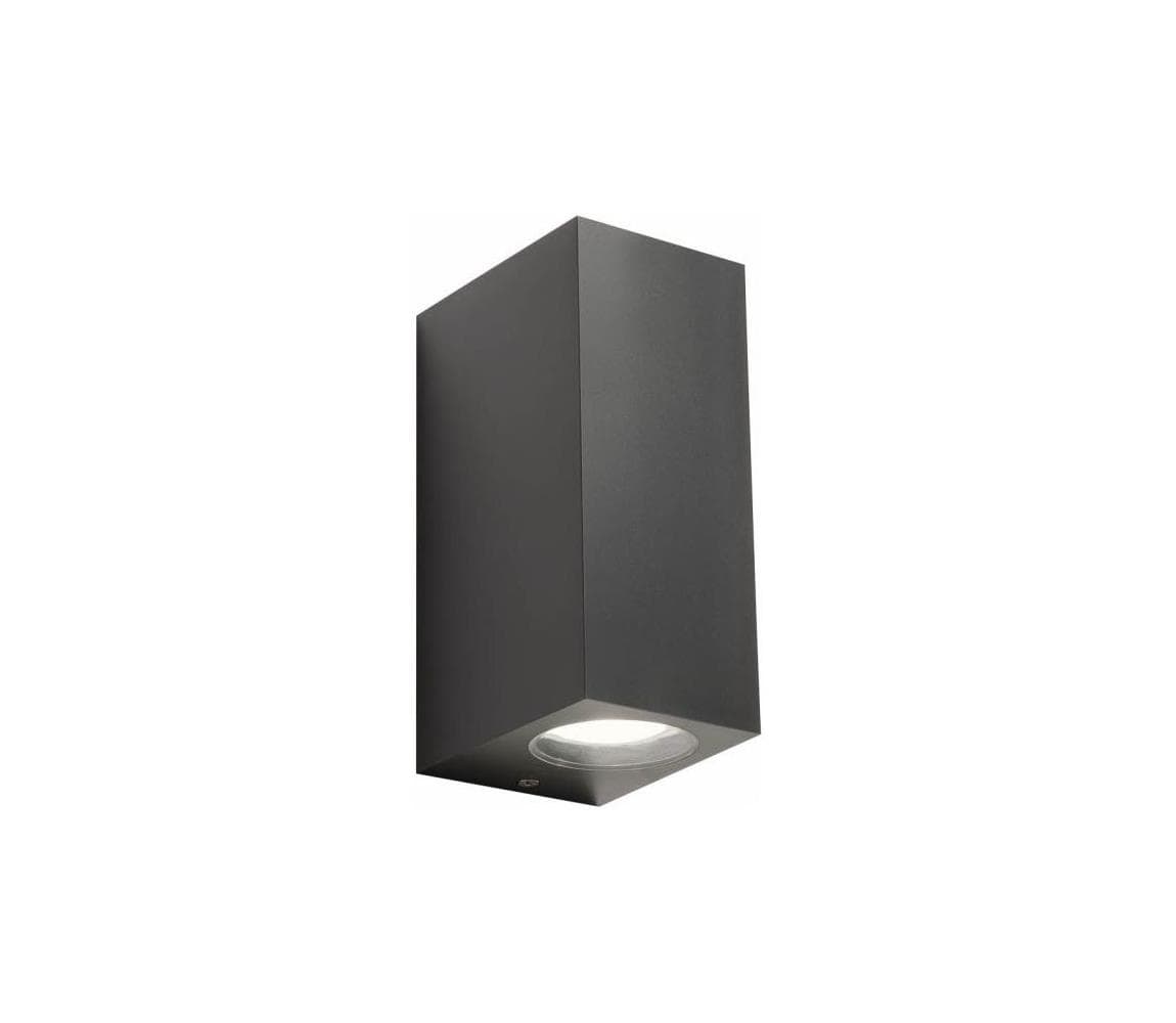 Redo 90152 - Vonkajšie nástenné svietidlo PUNTA 2xGU10/7W/230V IP44 90152