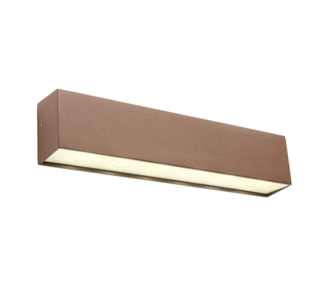 Redo 90395 - LED Vonkajšie nástenné svietidlo OMNIA LED/12W/230V 3000K IP54 hnedá 90395