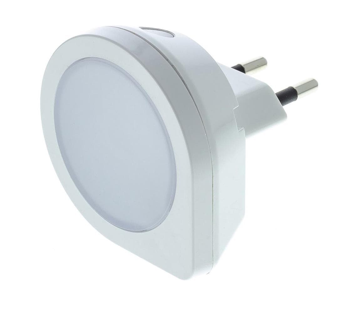 - LED Orientačné svietidlo so senzorom do zásuvky LED/0,4W/230V 3000K biela 50003794
