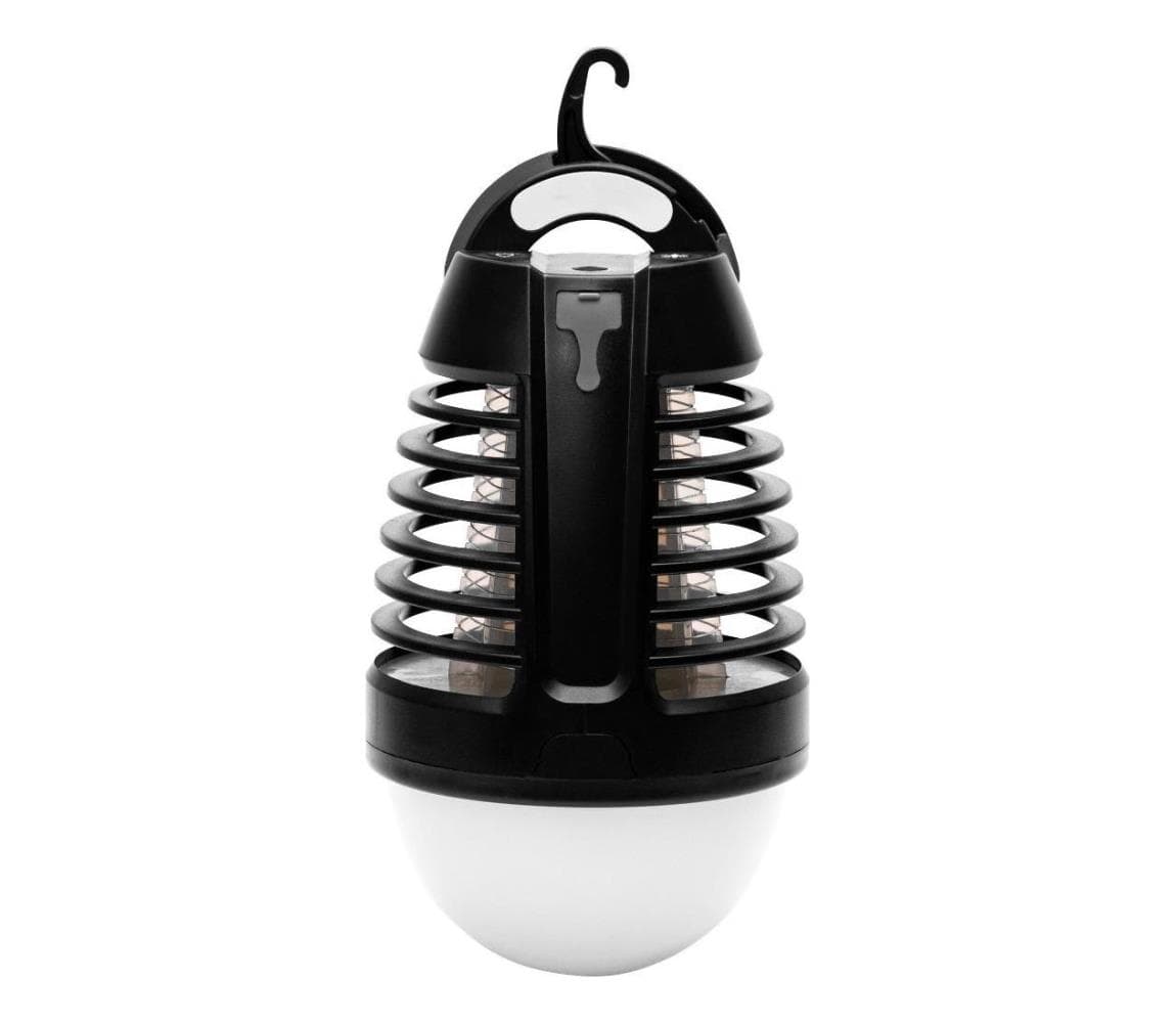- LED Prenosná nabíjateľná lampa s lapačom hmyzu LED/5W/1800 mAh IP44 čierna 52001456
