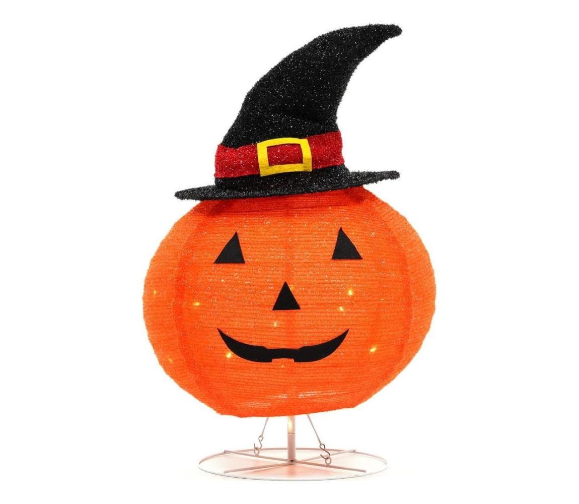 - LED Vonkajší dekorácia HALLOWEEN LED/3xAA/teplá biela IP44 tekvica 52000328