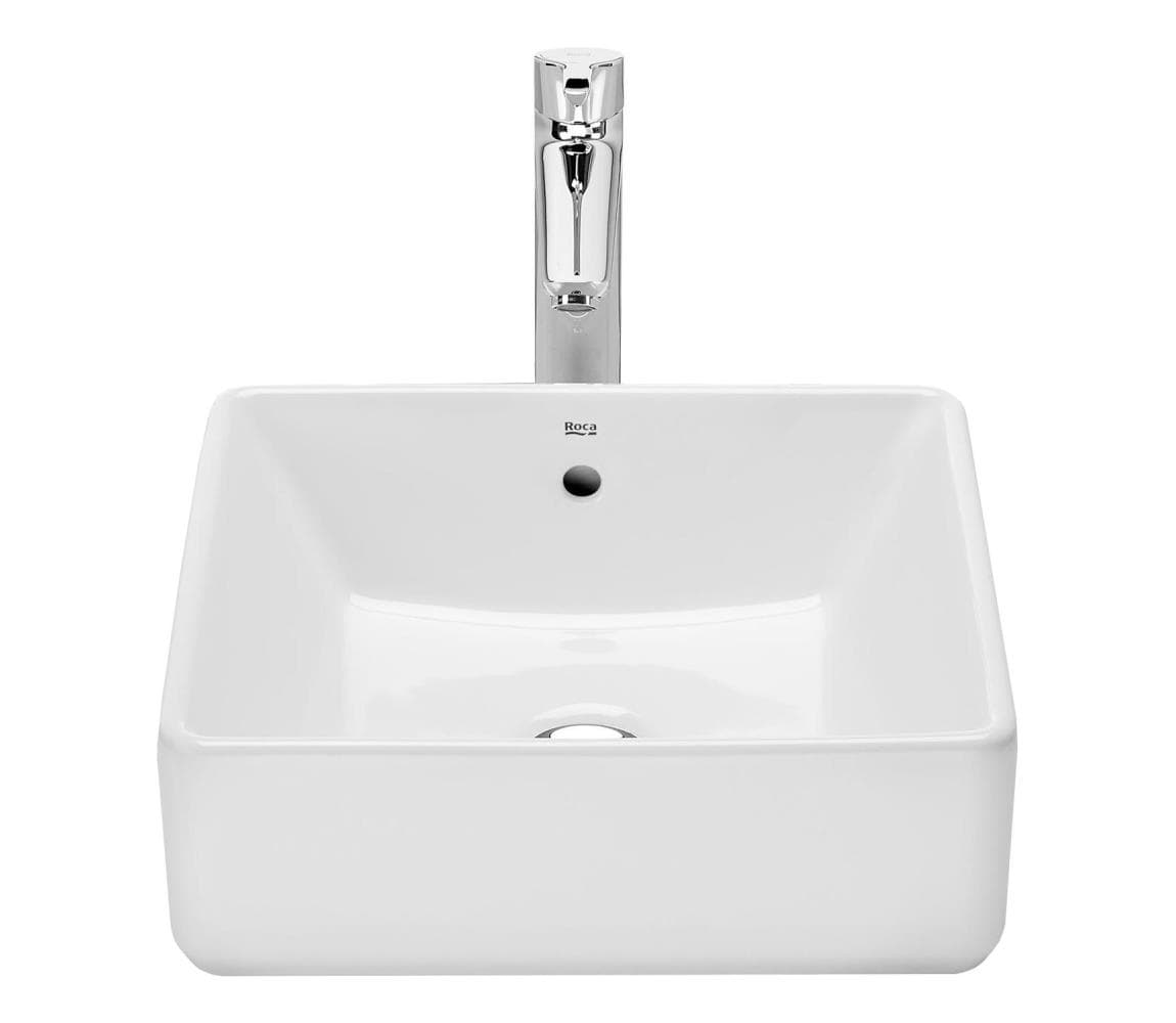 Roca A3270ML000 - Keramické umývadlo GAP 39x37 cm na dosku, biele A3270ML000