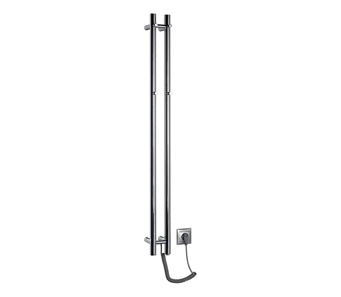 Sapho - Elektrický sušiak na uteráky PAPINADO 40W 120x11 cm lesklý chróm ER740