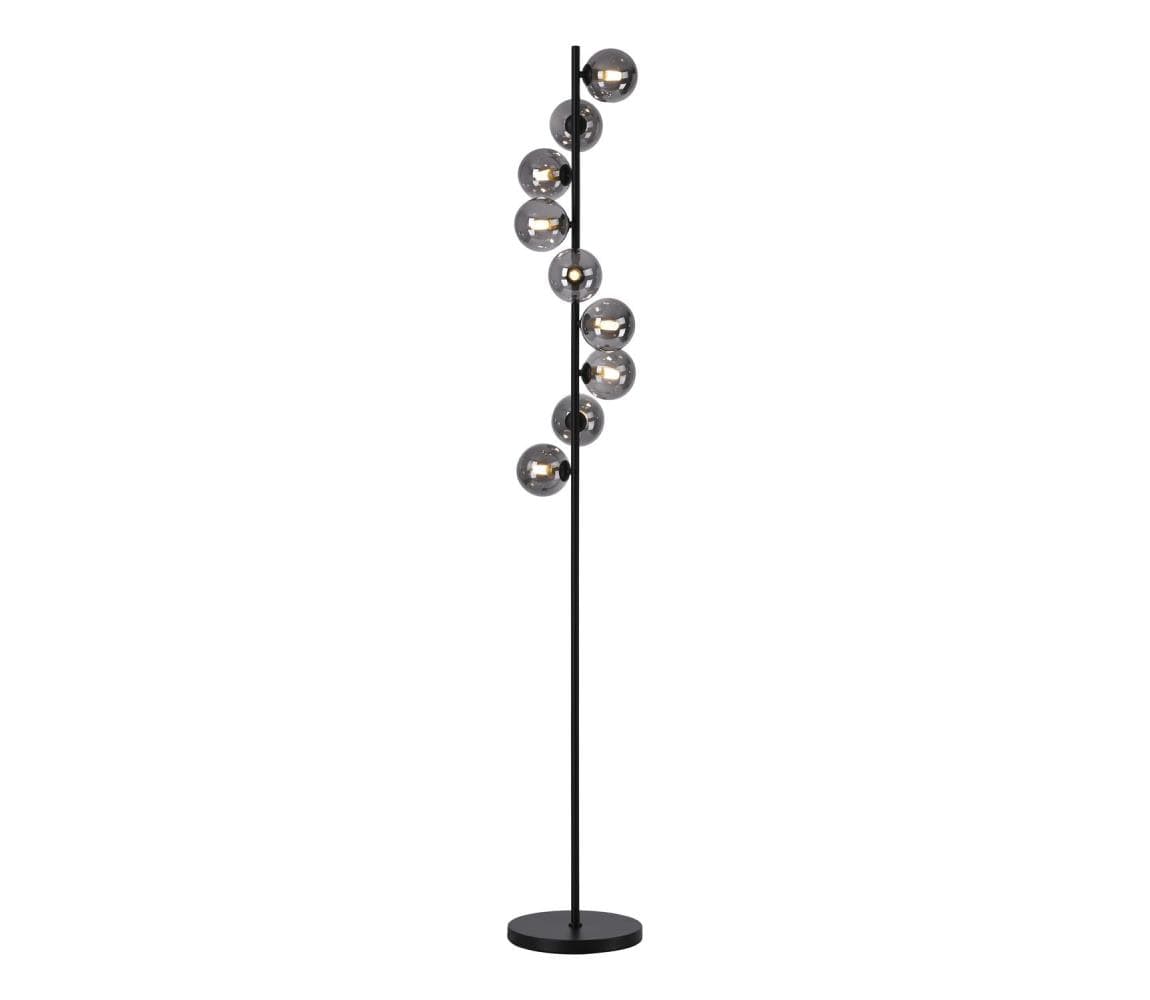 Schöner Wohnen 14506-18 - LED stojacia lampa DUBAI 9xG9/3W/230V čierna/dymová 14506-18