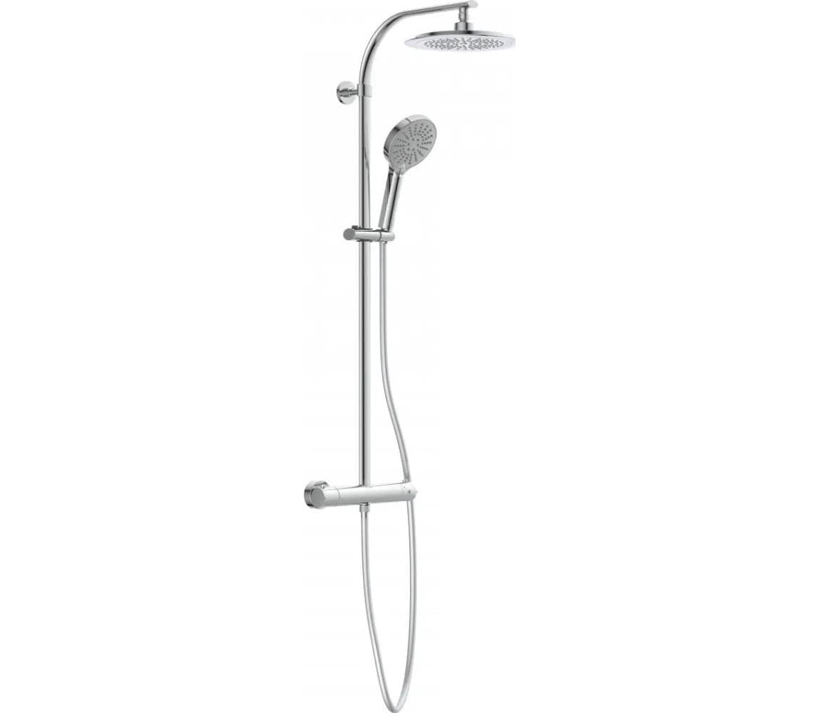 Schütte 60046 - Sprchový set s termostatickou batériou MADURA FRESH, lesklý chróm 60046
