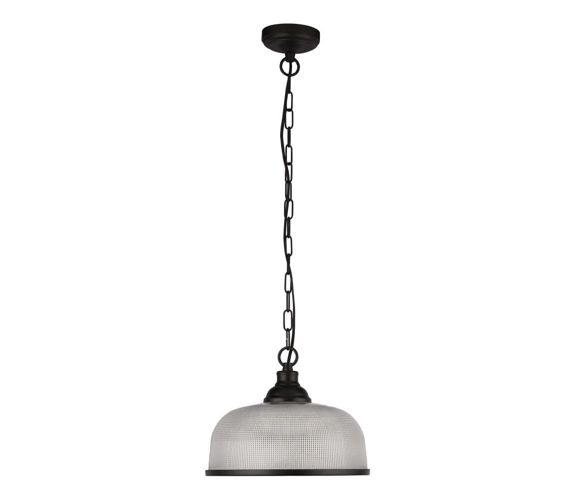 Searchlight 1682BK - Luster na reťazi BISTRO 1xE27/60W/230V čierna 1682BK