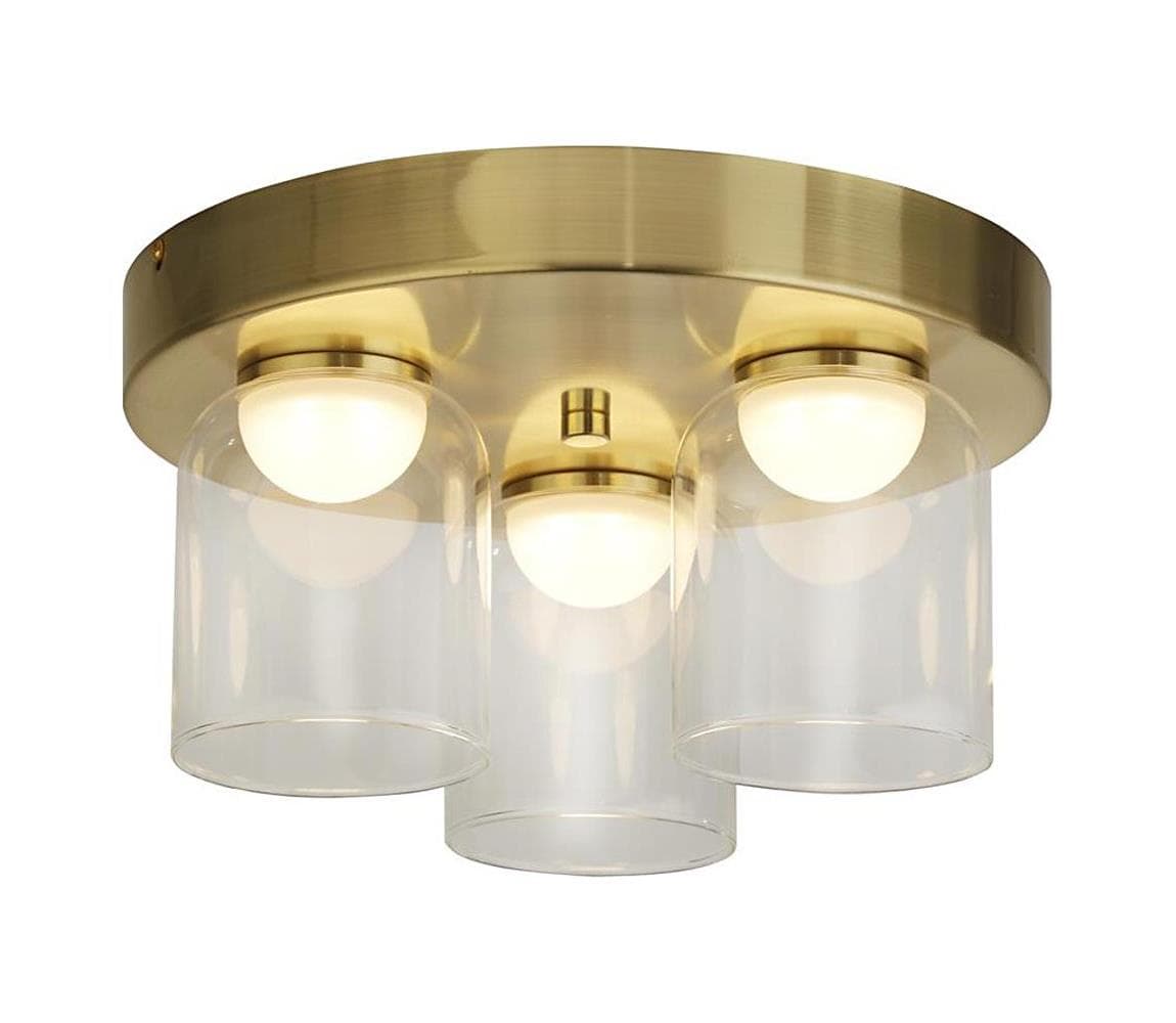 Searchlight 23083-3SB - LED stropné svietidlo HIGHBALL 3xLED/5,3W/230V, priemer 30 cm 23083-3SB
