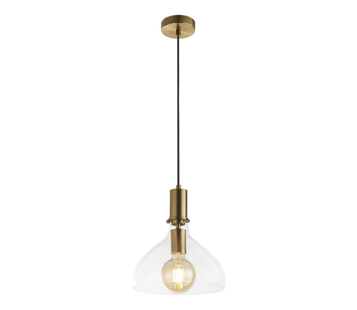 Searchlight 31031-1PB - Luster na lanku MARGARITA 1xE27/60W/230V mosadz 31031-1PB