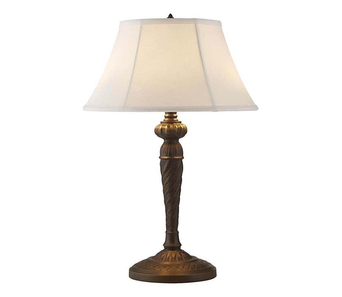 Searchlight EU46092WH - Stolná lampa AMY 1xE27/60W/230V EU46092WH