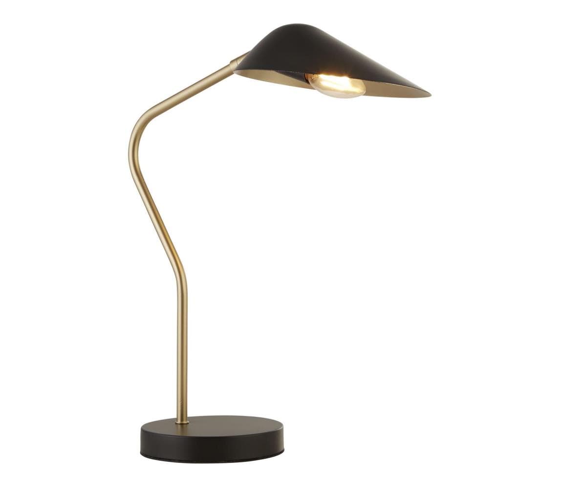 Searchlight EU60419BK - Stolná lampa SWAN 1xE14/7W/230V čierna EU60419BK