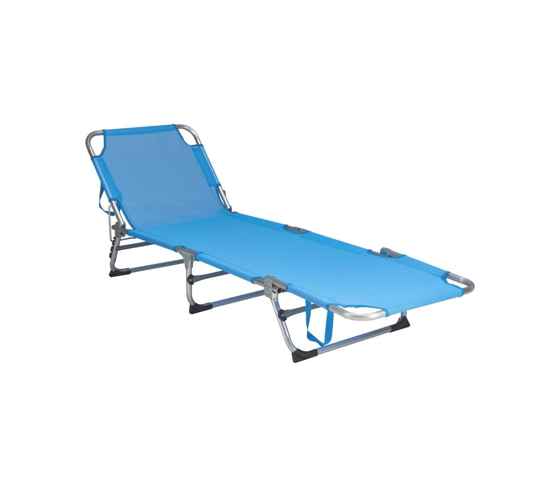 Koopman Skladacie polohovateľné ležadlo SUNO 56x190 cm modré LF4000120
