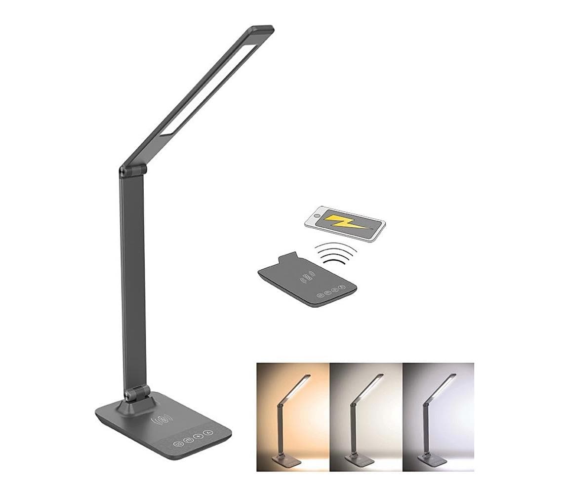 WO55-G - LED Stmievateľná lampa s bezdrôtovým dobíjaním LED/10W/100-240V WO55-G