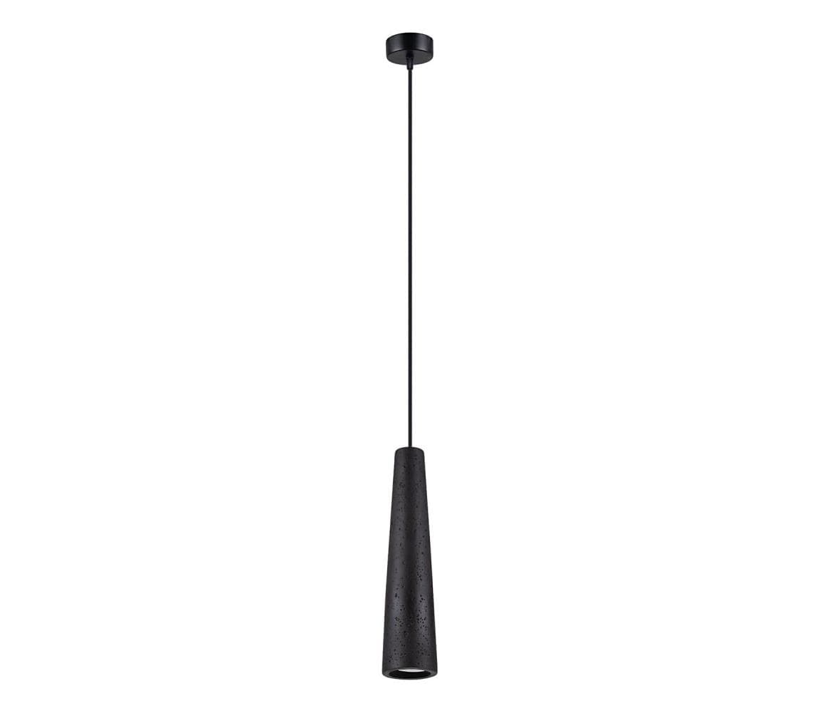 SL.1355 - Luster na lanku ELECTRA 1xGU10/10W/230V betón/čierna SL.1355