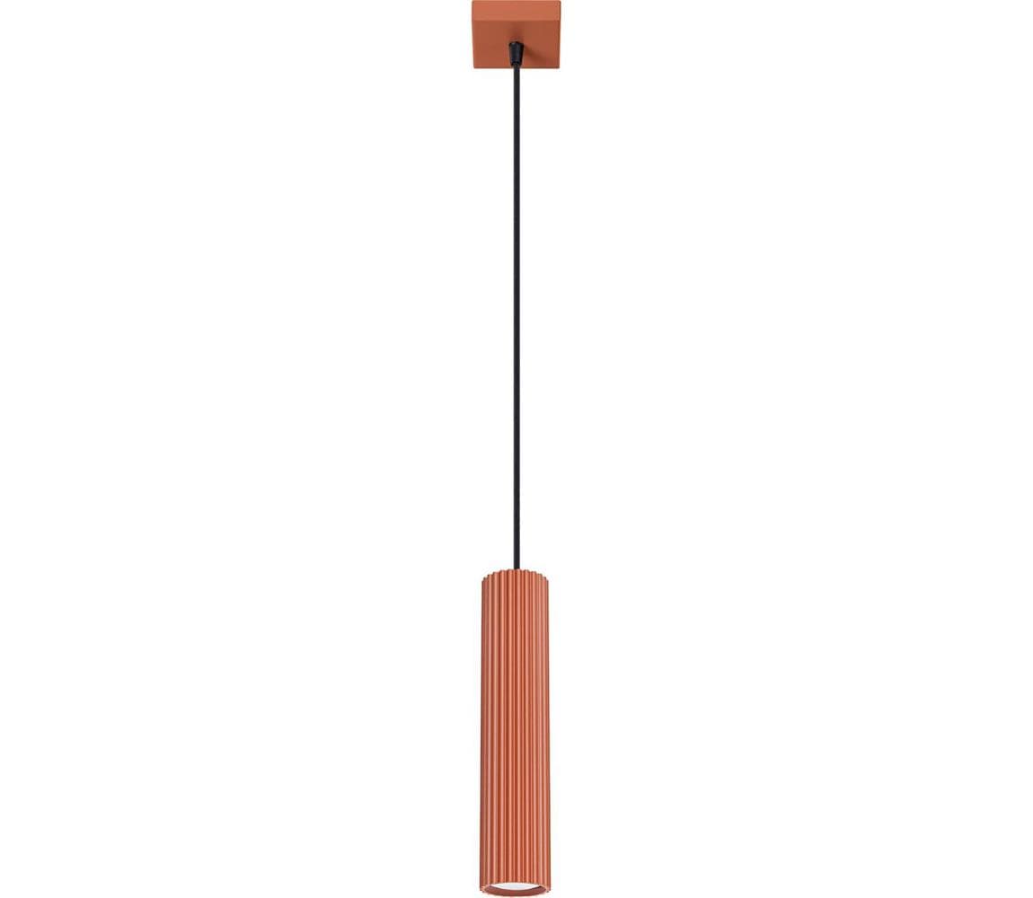 SL.1630 - Luster na lanku KARBON 1xGU10/10W/230V červená SL.1630