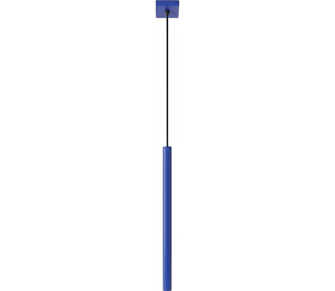 SL.2125 - Závesné svietidlo PASTELO na lanku 1xG9/8W/230V modrá SL.2125