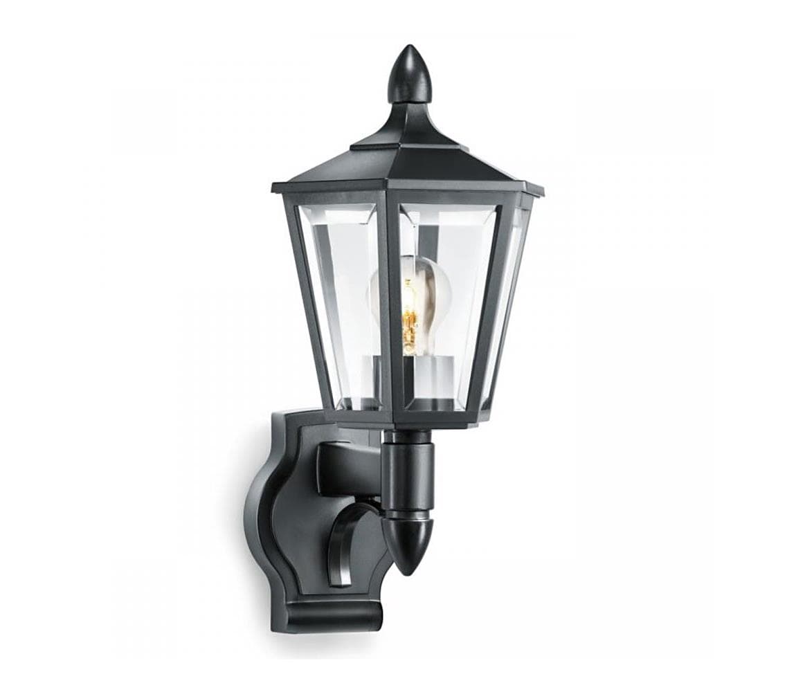 Steinel 069179 - Vonkajšie nástenné svietidlo L 15 1xE27/60W/230V IP44 čierna 069179