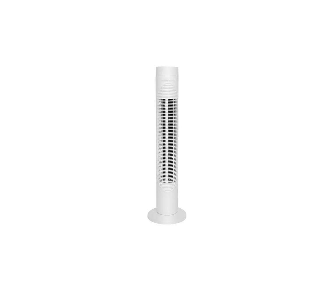 Eurolamp Stĺpový látor 50W/230V 83 cm biela + diaľkové ovládanie 300-24552