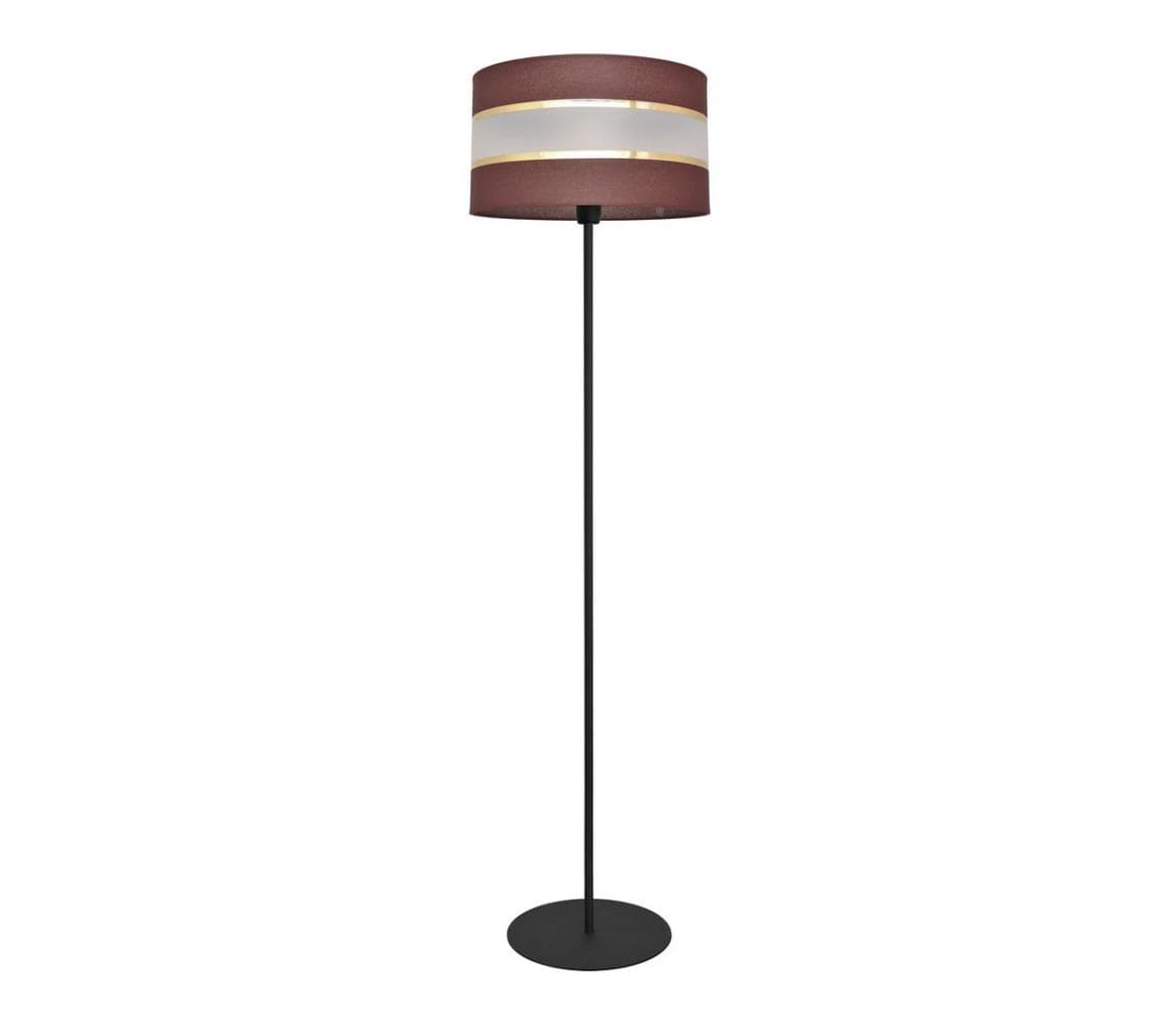Stojacia lampa HELEN 1xE27/15W/230V hnedá/čierna/zlatá S-0803/1 BK-B +BR+GO+MAT