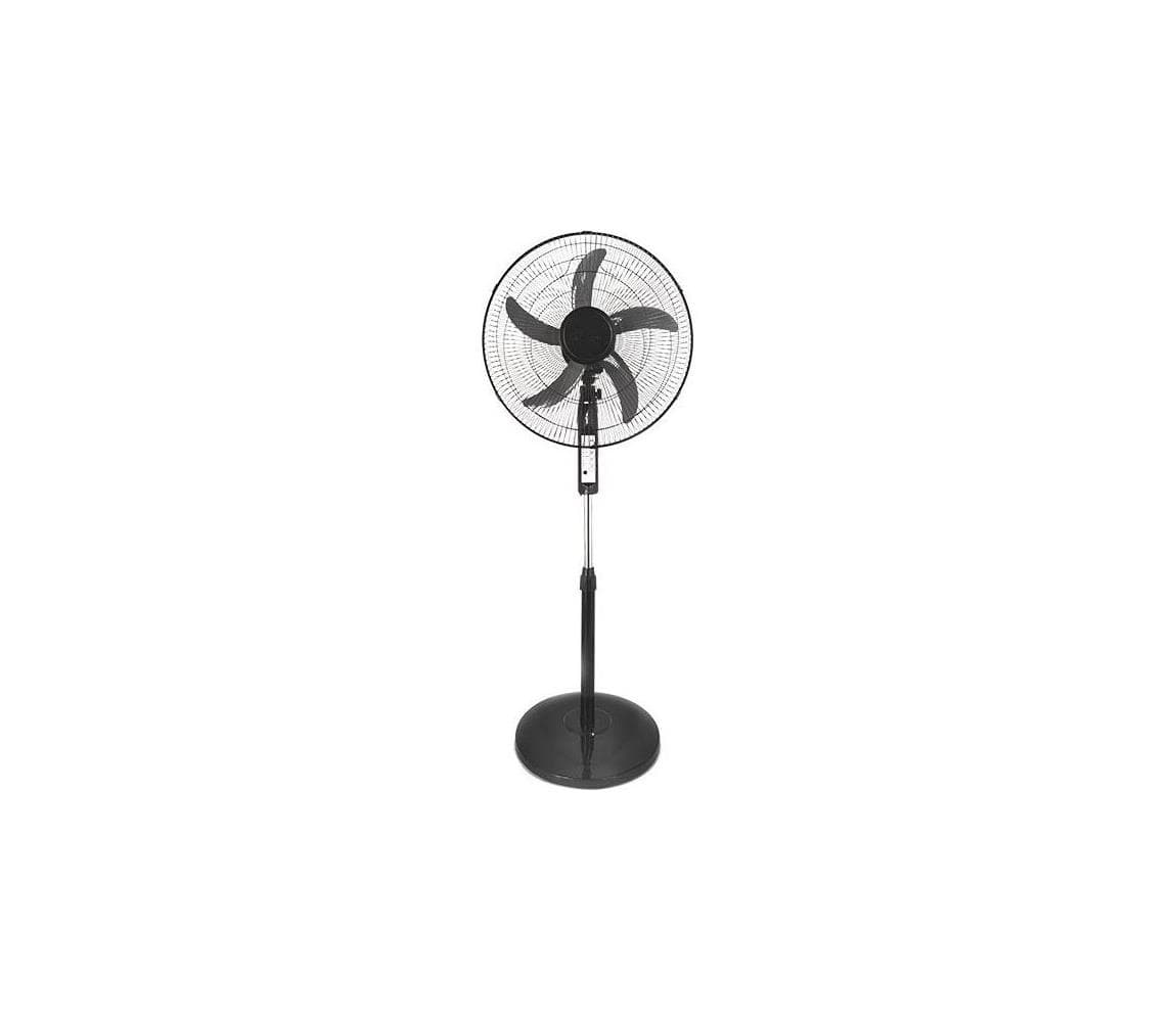 Eurolamp Stojanový látor 60W/230V 129 cm čierny + diaľkové ovládanie 300-20013
