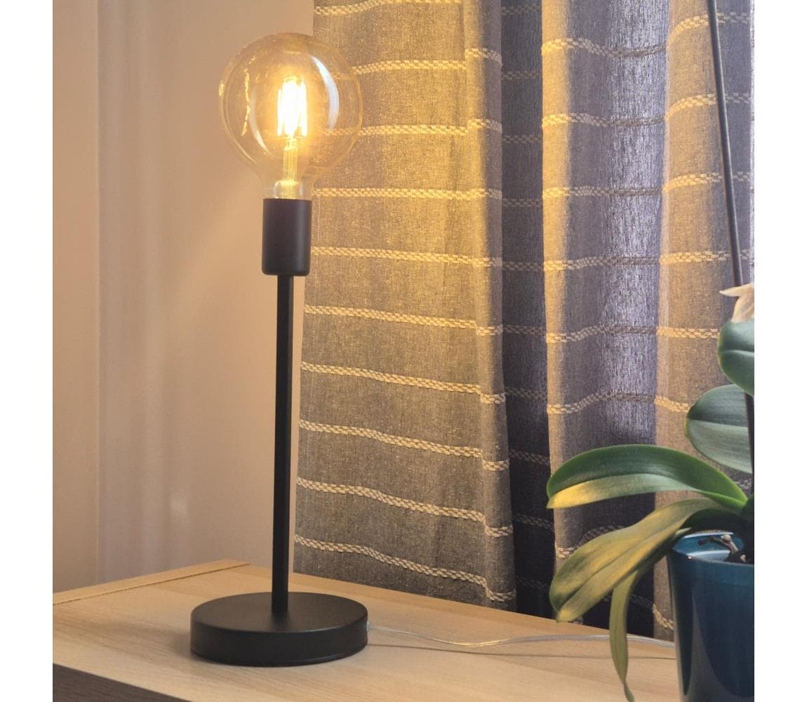 Stolná lampa ASTRID 1xE27/60W/230V matná čierna LN-1.146/CZARNY MAT
