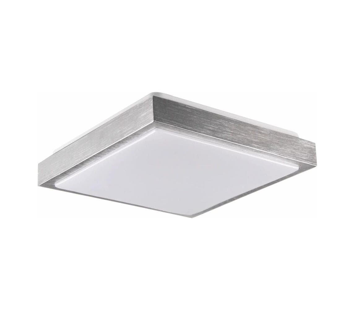 Stropné svietidlo KAZIMIERZ 2xE27/20W/230V 29,5x29,5 cm strieborná 326874