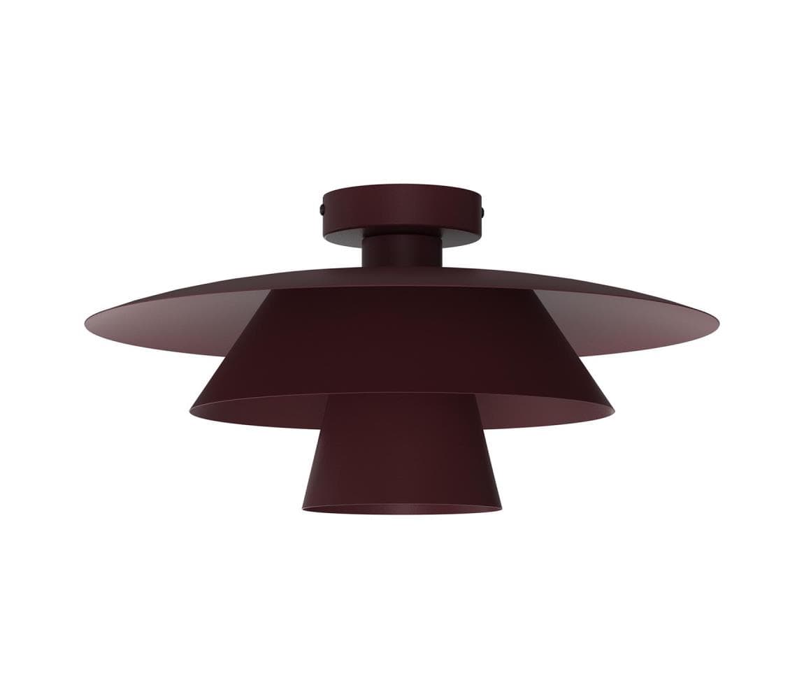 Stropné svietidlo PLATO 1xE27/15W/230V priemer 32 cm bordové 5754