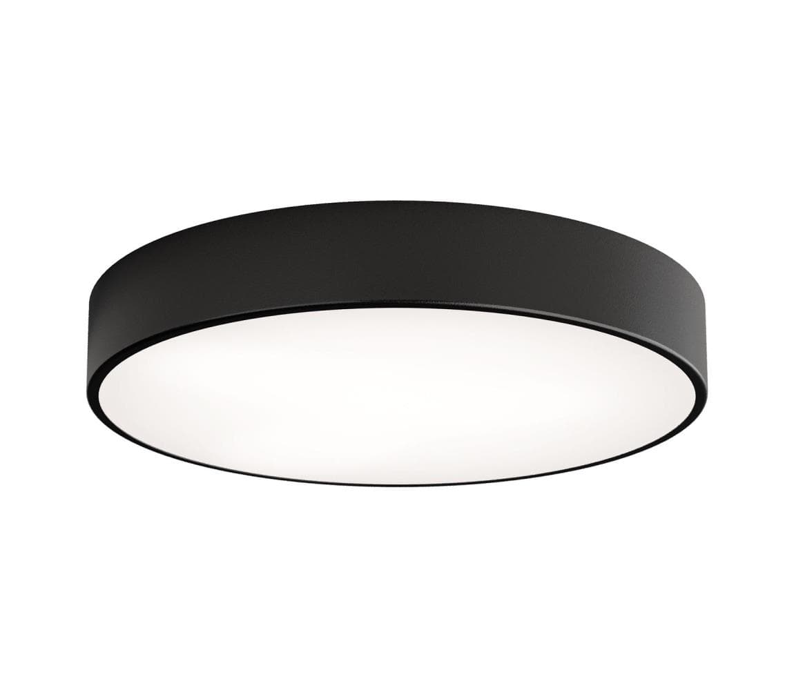 Stropné svietidlo so senzorom CLEO 4xE27/24W/230V, priemer 50 cm, čierne 5907623620958